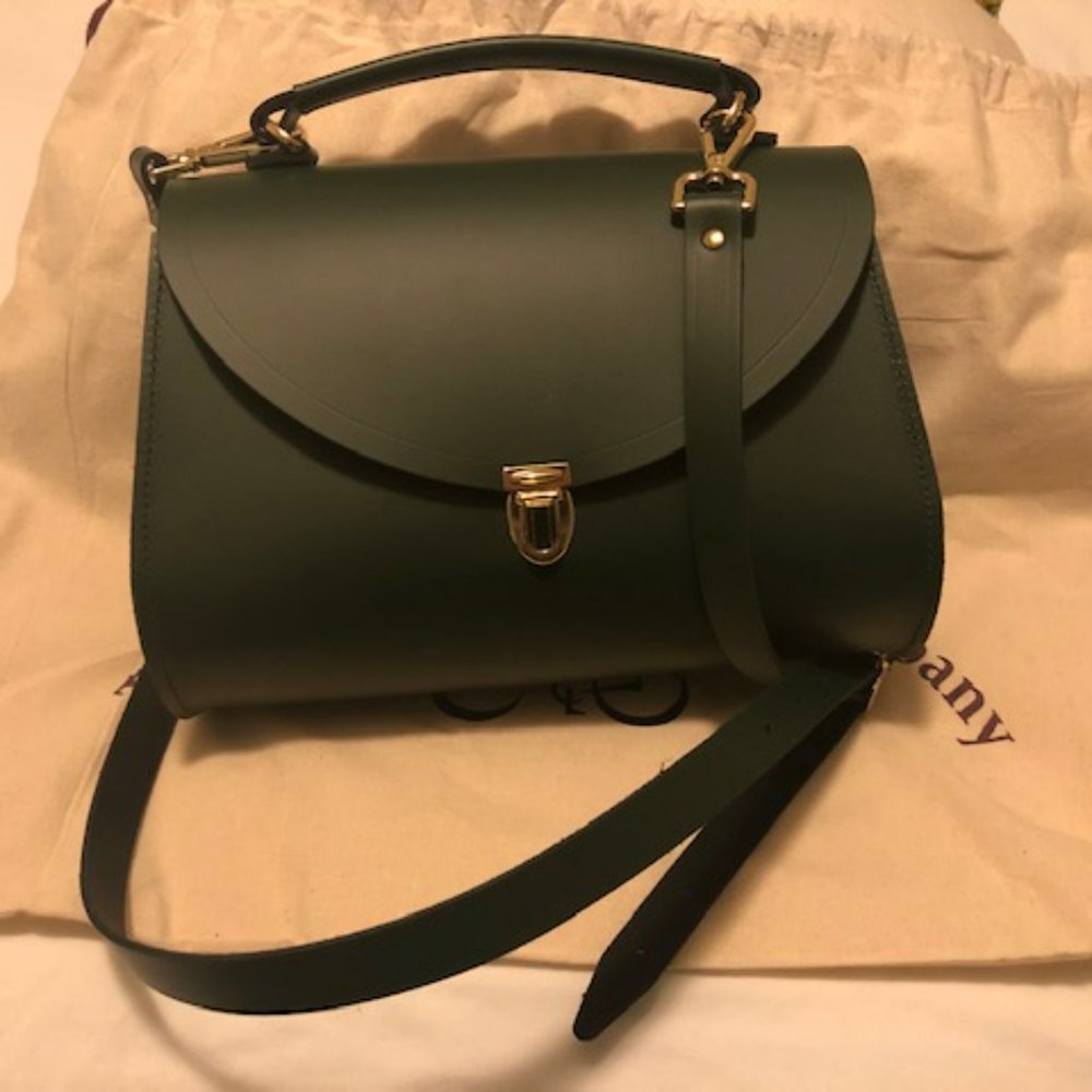 Cambridge Satchel - The Poppy - Racing Green (Large)